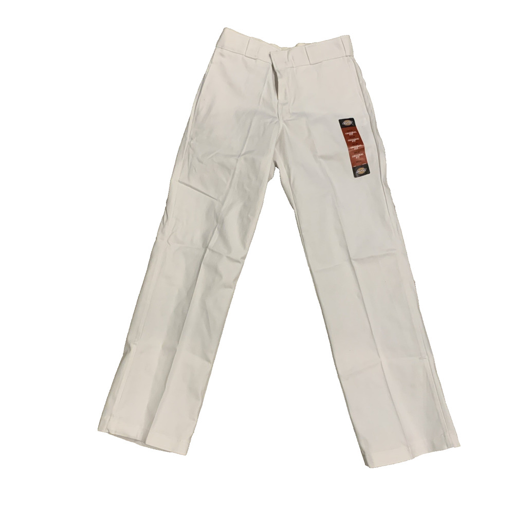 Dickies 874 Original Fit Work Pants White Men’s 28x30 NWT Uniform